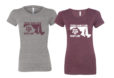 Texas A&M-Tri Blend Ladies Tee