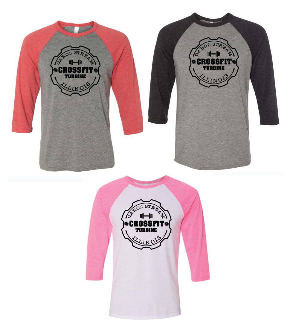 CrossFit Turbine Baseball Tee