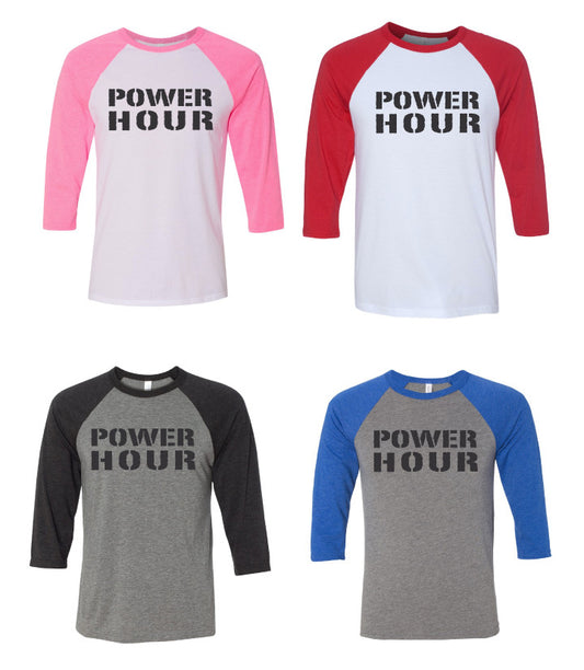 CF PowerHour Baseball Tee