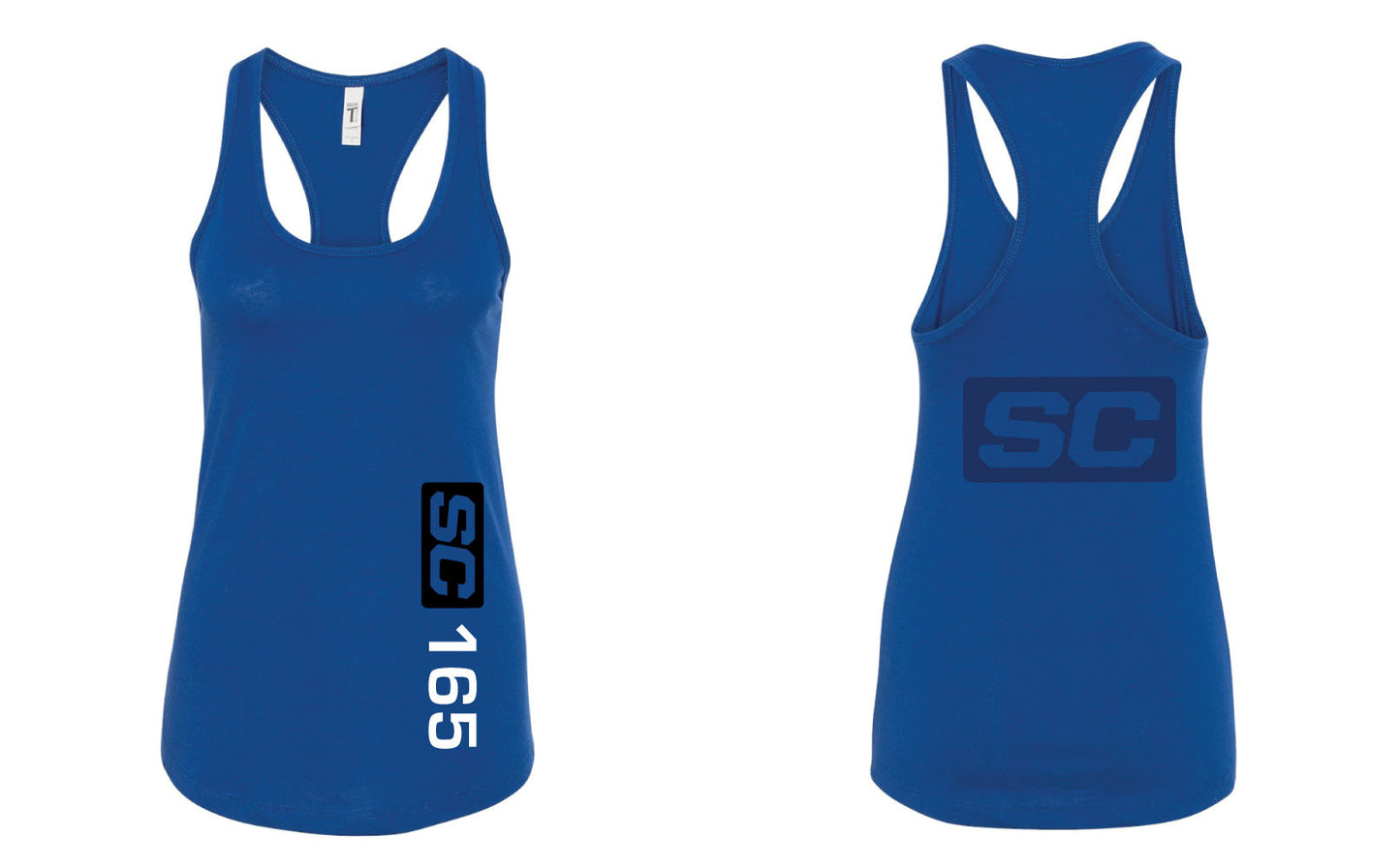 SC165 Ladies Blue Tank