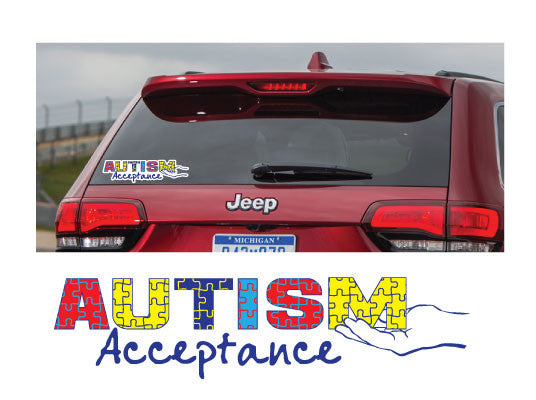 SPIN-Autism Acceptance Car Decal