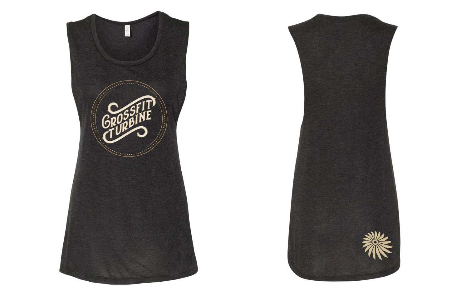 CF Turbine Circle Womens Muscle  Tank