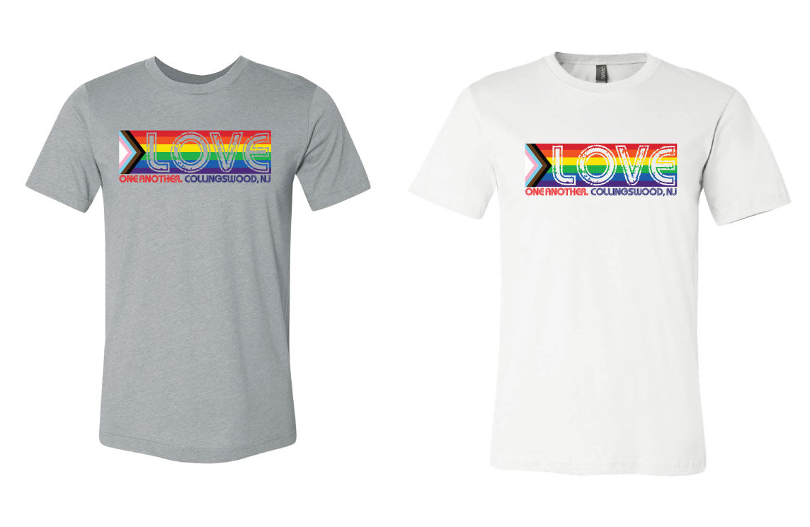 MN Collingswood-Love One Another Progressive Pride Flag Tee