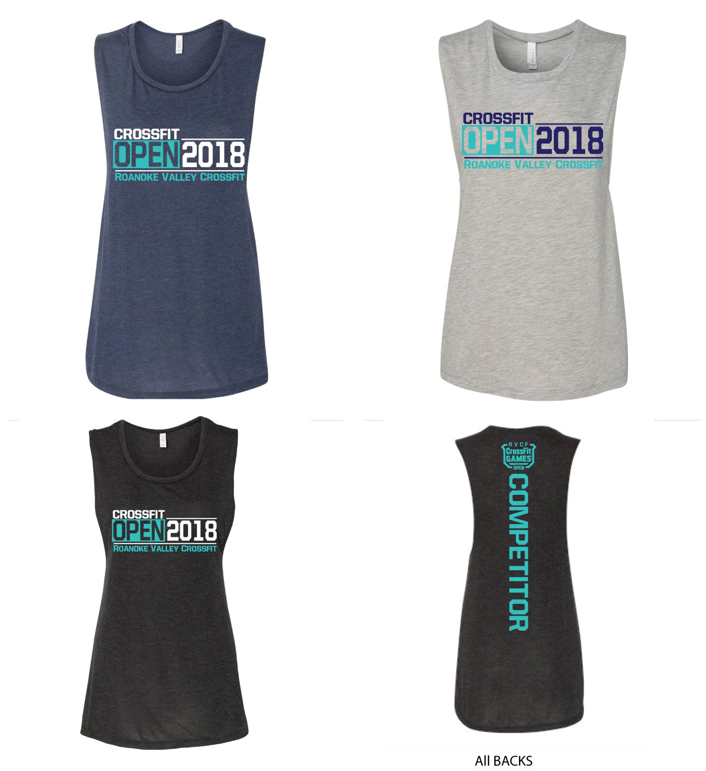 RVCF OPEN Womens Muscle  Tank