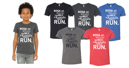ROSA, RUBY, KAMALA Run Youth Shirt