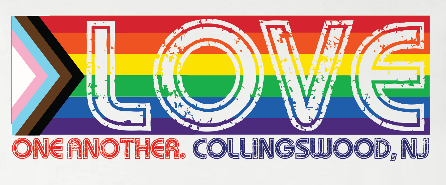 MN Collingswood-Love One Another Progressive Pride Flag Tee-YOUTH