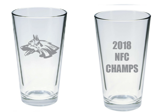 NFC CHAMPS PINT GLASS