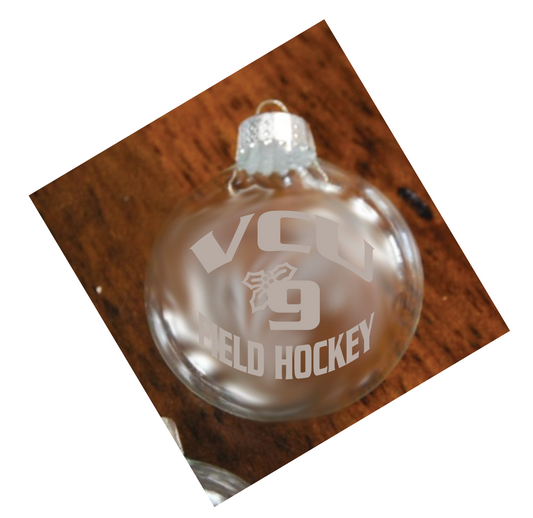 VCU Field Hockey Holiday Ornament