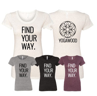 GB-Find Your Way Tri-Blend Ladies Tee