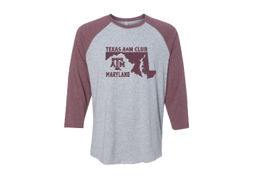 Texas A&M-Tri Baseball Tee