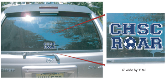 CHSC Roar Car Decals