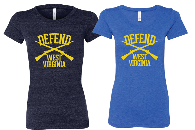 Defend West Virginia "Classic" Tee Ladies Cut