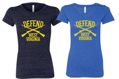 Defend West Virginia "Classic" Tee Ladies Cut