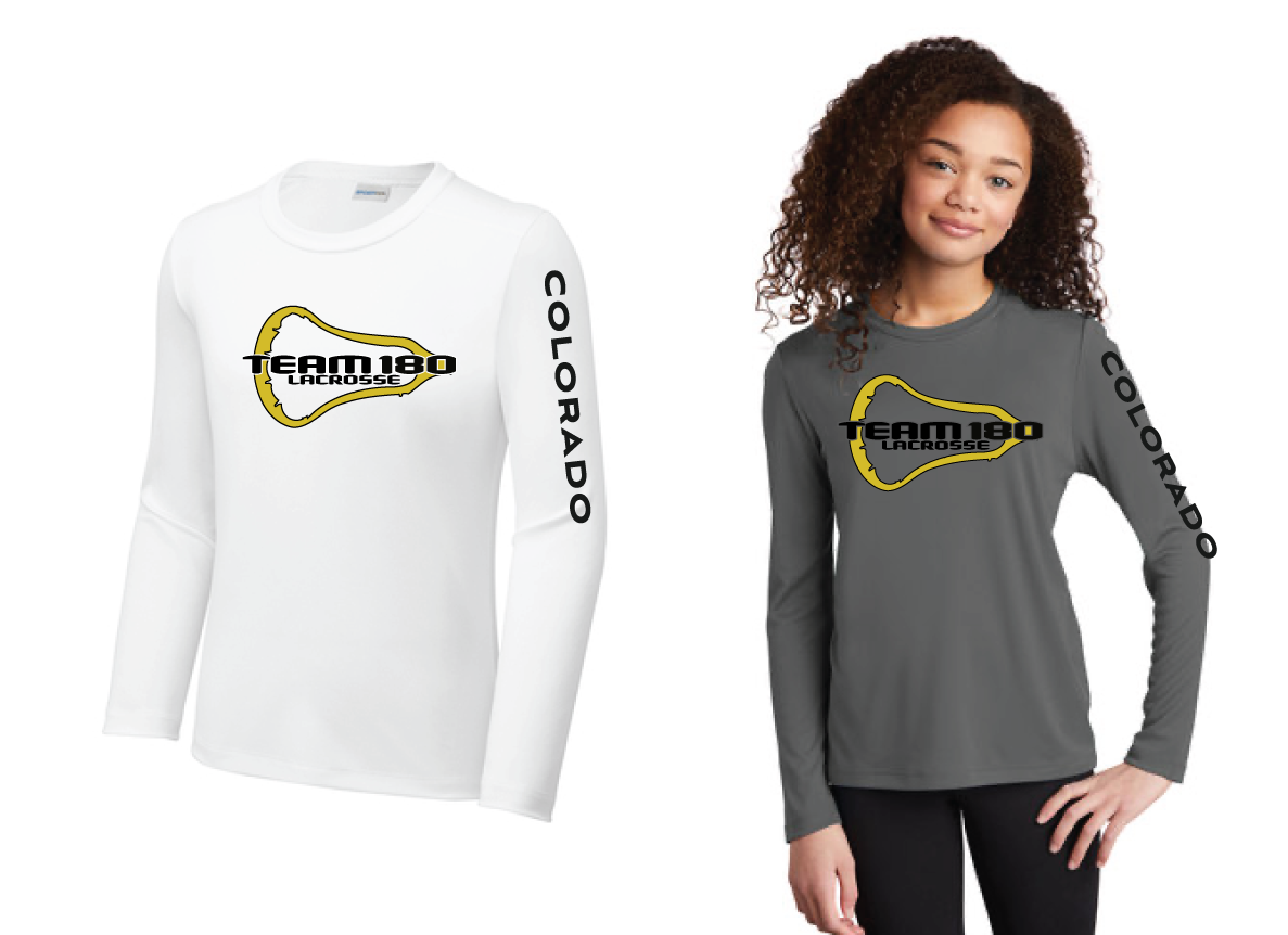 Team 180-Sport-Tek Youth Posi-UV Pro Long Sleeve Tee