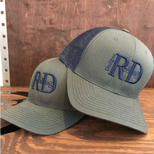 Red Dog Designs Grey/navy Mesh Back Hat
