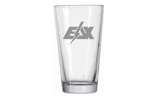 EA Etched Pint Glass