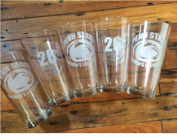 PSU Women's Lacrosse Glassware