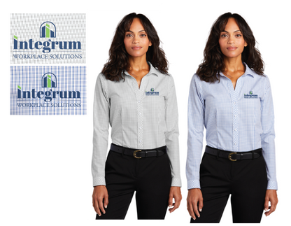 Integrum Red House ® Ladies Open Ground Check Non-Iron Shirt