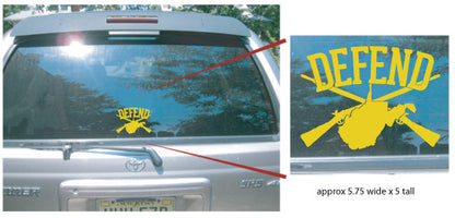 Defend West Virginia Car Decals