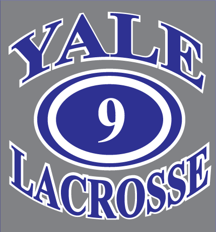 Yale Lacrosse Decals- "Type A"  ~5"x5"