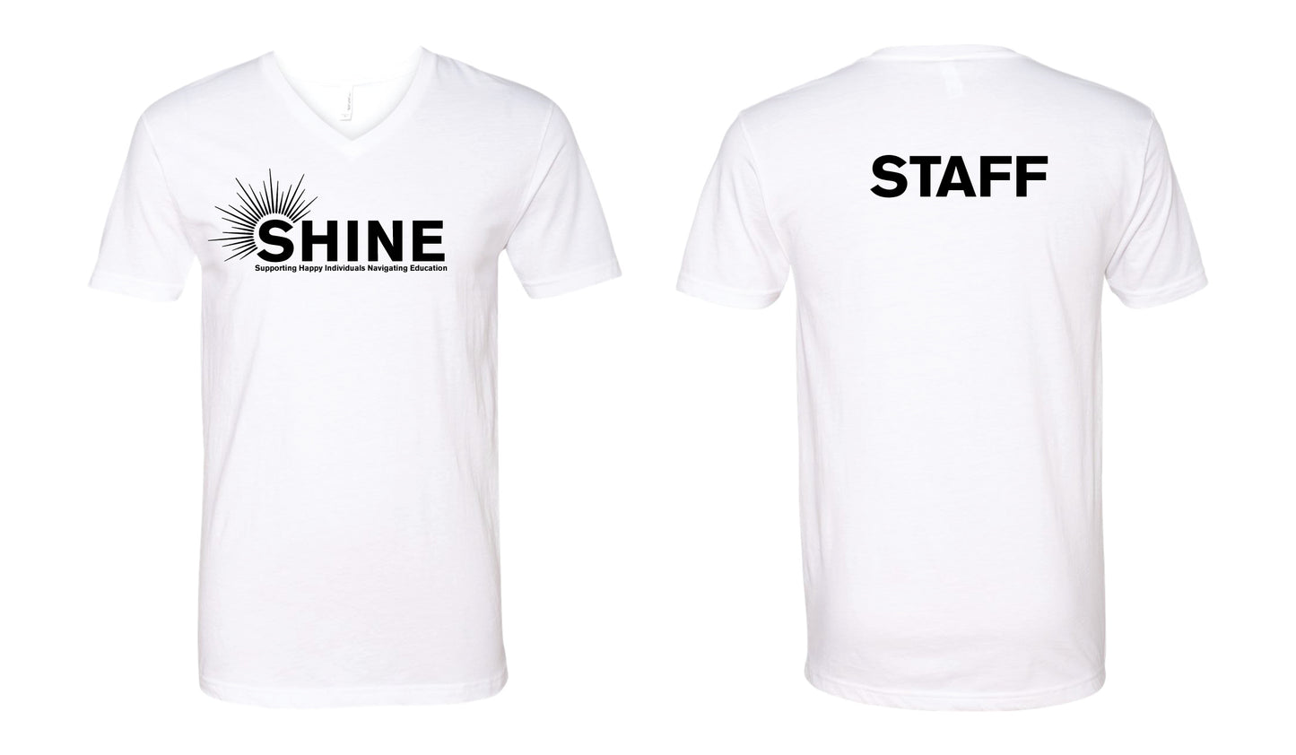 SHINE STAFF  V- Neck T- Shirt