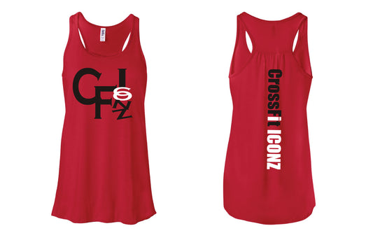 CF Iconz Red Flowy Tank