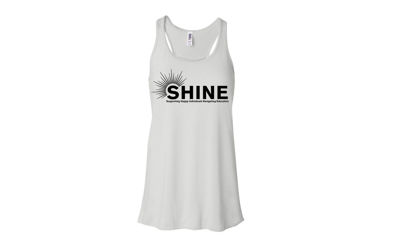 SHINE Ladies Racerback Tank